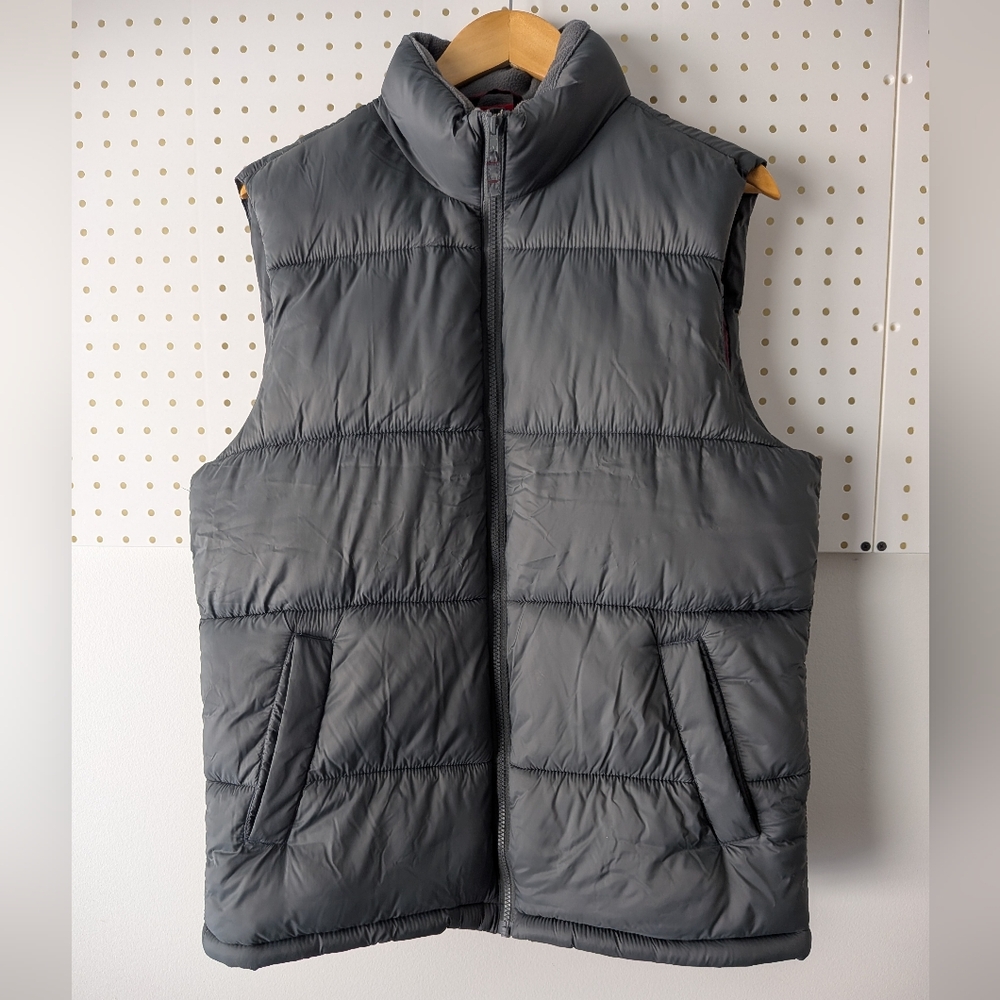 Old Navy Charcoal Puffer Vest